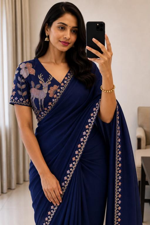 Vastrangan rangoli silk surat mein saree